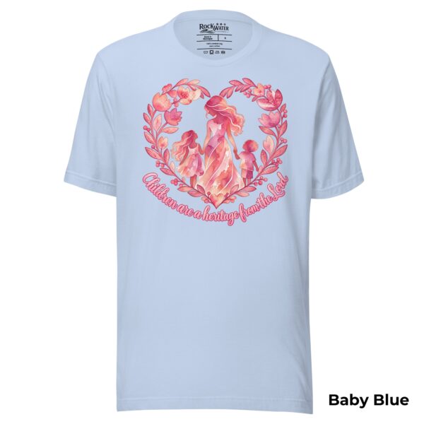 Children Are a Heritage from the Lord Christian T-Shirt | Psalm 127:3 Mom Shirt | Mother's Day Faith Tee - Image 7