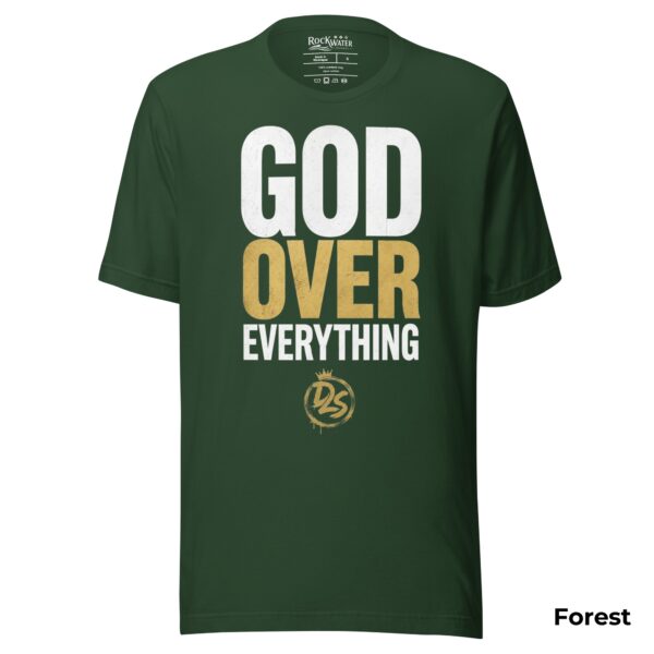 God Over Everything Christian T-Shirt | Colossians 1:17 Faith Tee | Christian Men's & Women's Shirt - Image 4