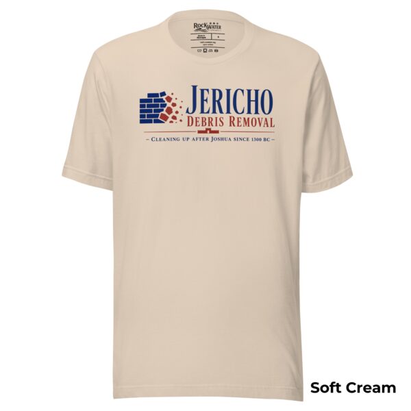 Jericho Debris Removal Funny Christian T-Shirt | Joshua 6:20 Bible Humor Tee | Christian Dad Shirt - Image 6