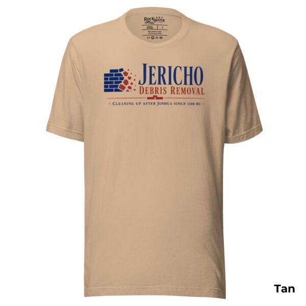 Jericho Debris Removal Funny Christian T-Shirt | Joshua 6:20 Bible Humor Tee | Christian Dad Shirt - Image 7