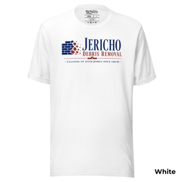 Jericho Debris Removal Funny Christian T-Shirt | Joshua 6:20 Bible Humor Tee | Christian Dad Shirt - Image 8