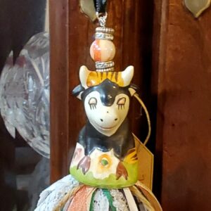 Little Cow Salt Shaker Tassel