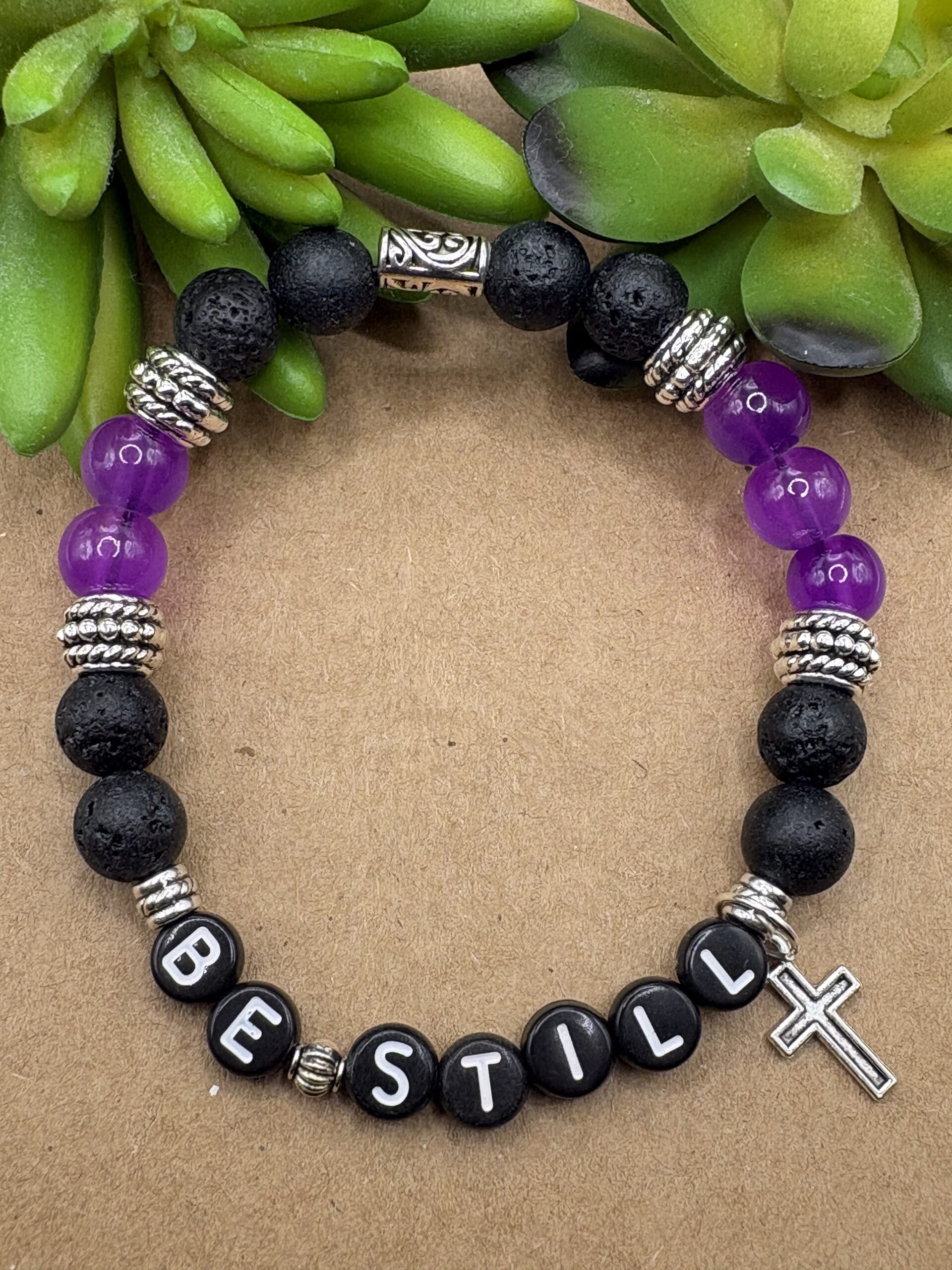 BE STILL Scripture Bracelet - Image 2