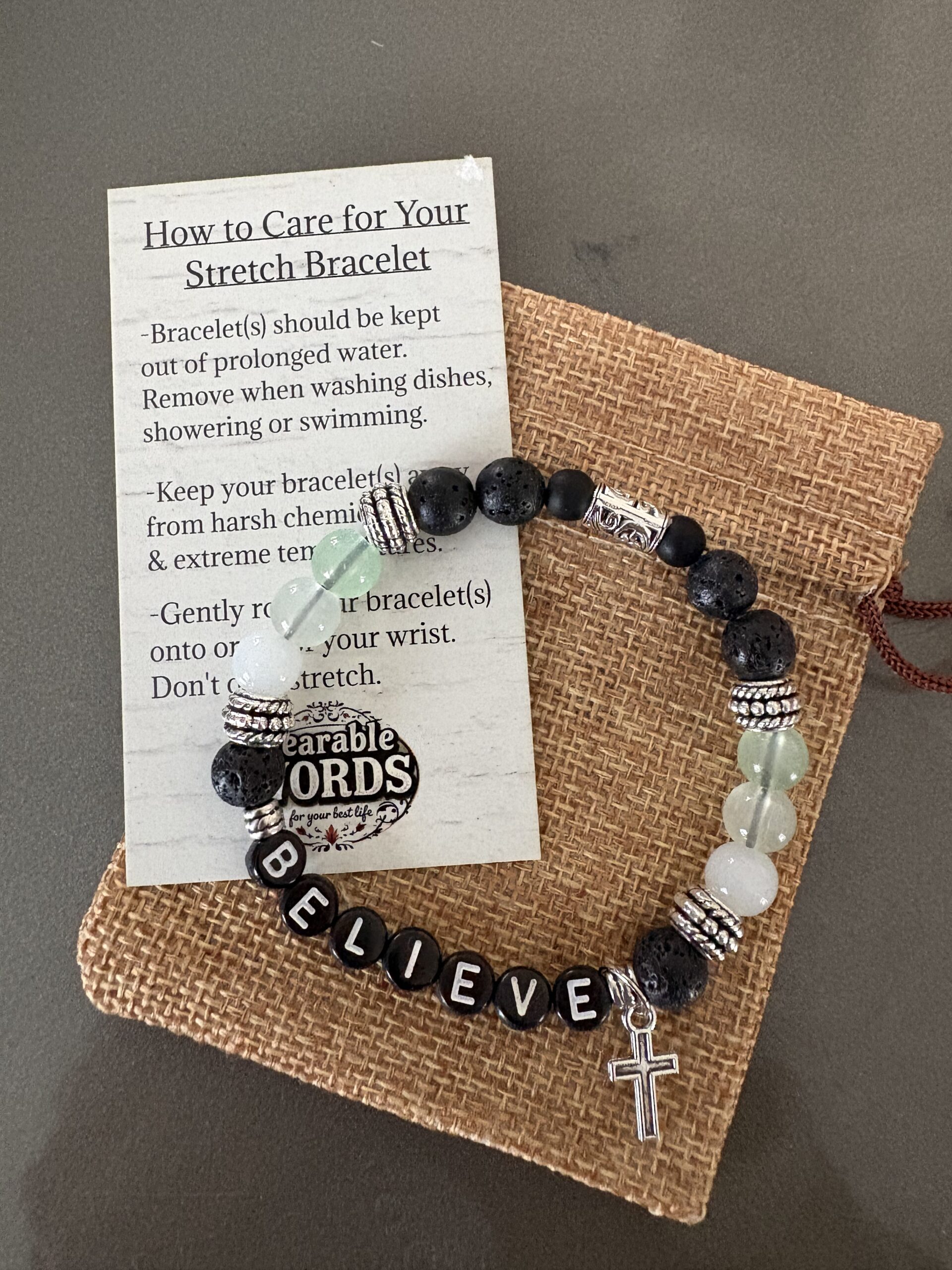 BELIEVE Inspirational Bracelet - Image 5
