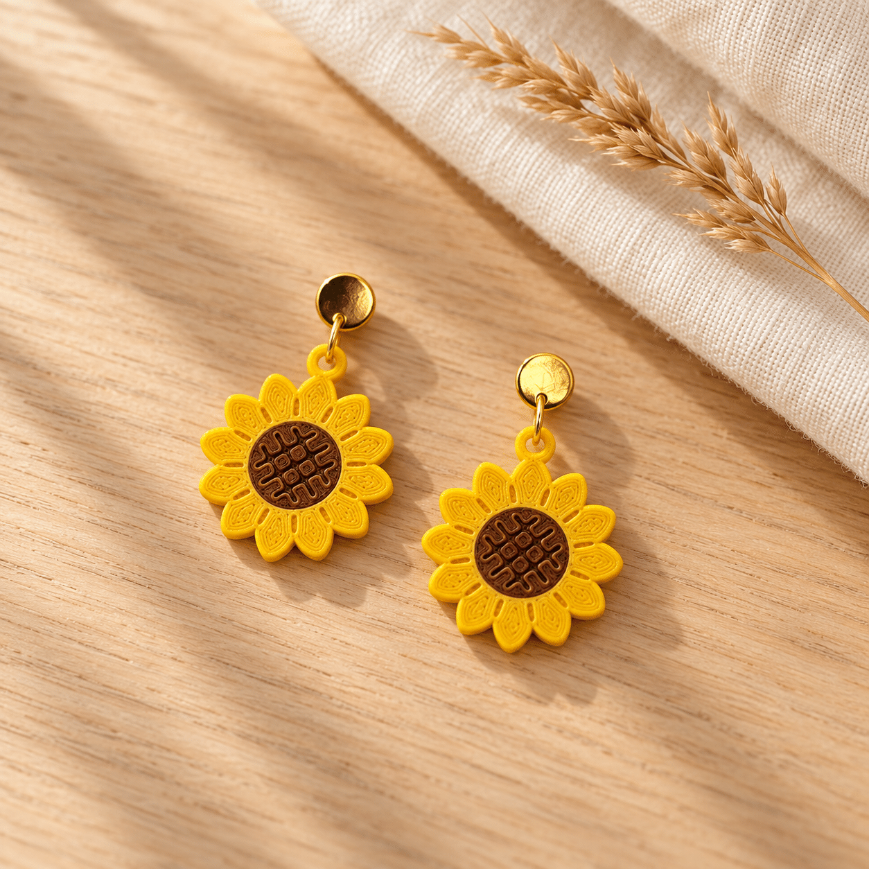 Sunflower Earrings — Fall Collection - Image 4