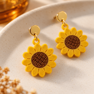 Sunflower Earrings — Fall Collection
