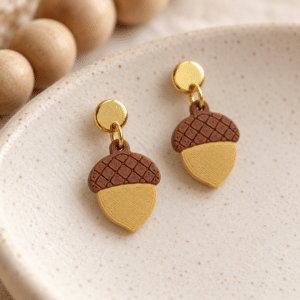Acorn Earrings — Fall Collection