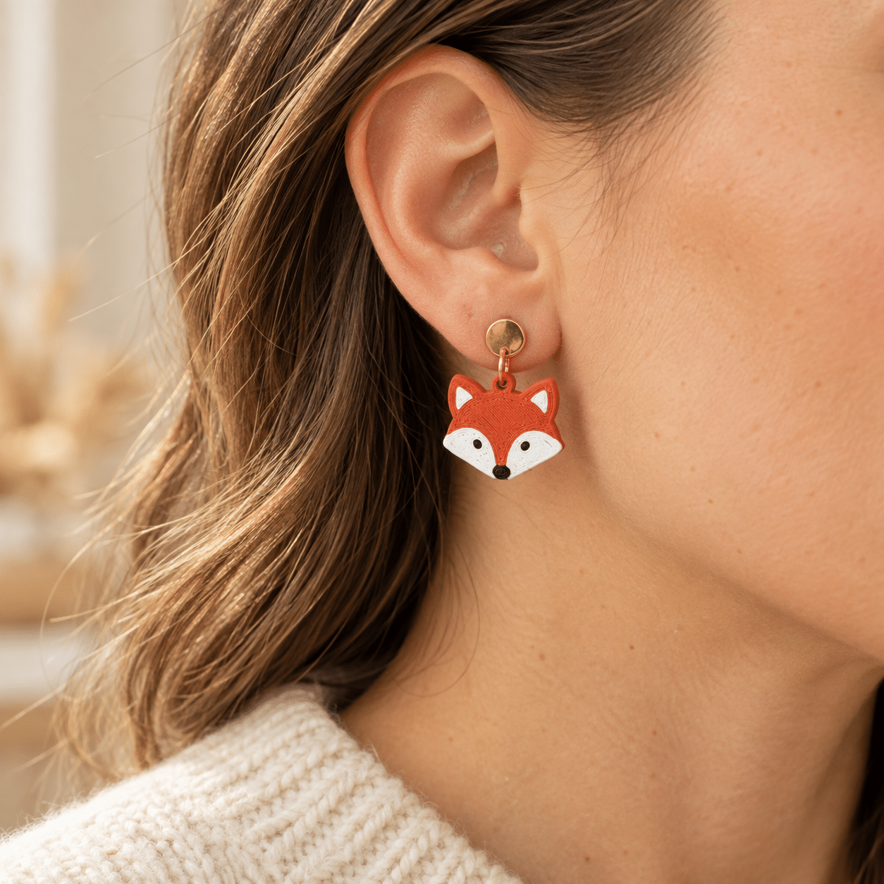 Fox Earrings — Fall Collection - Image 3