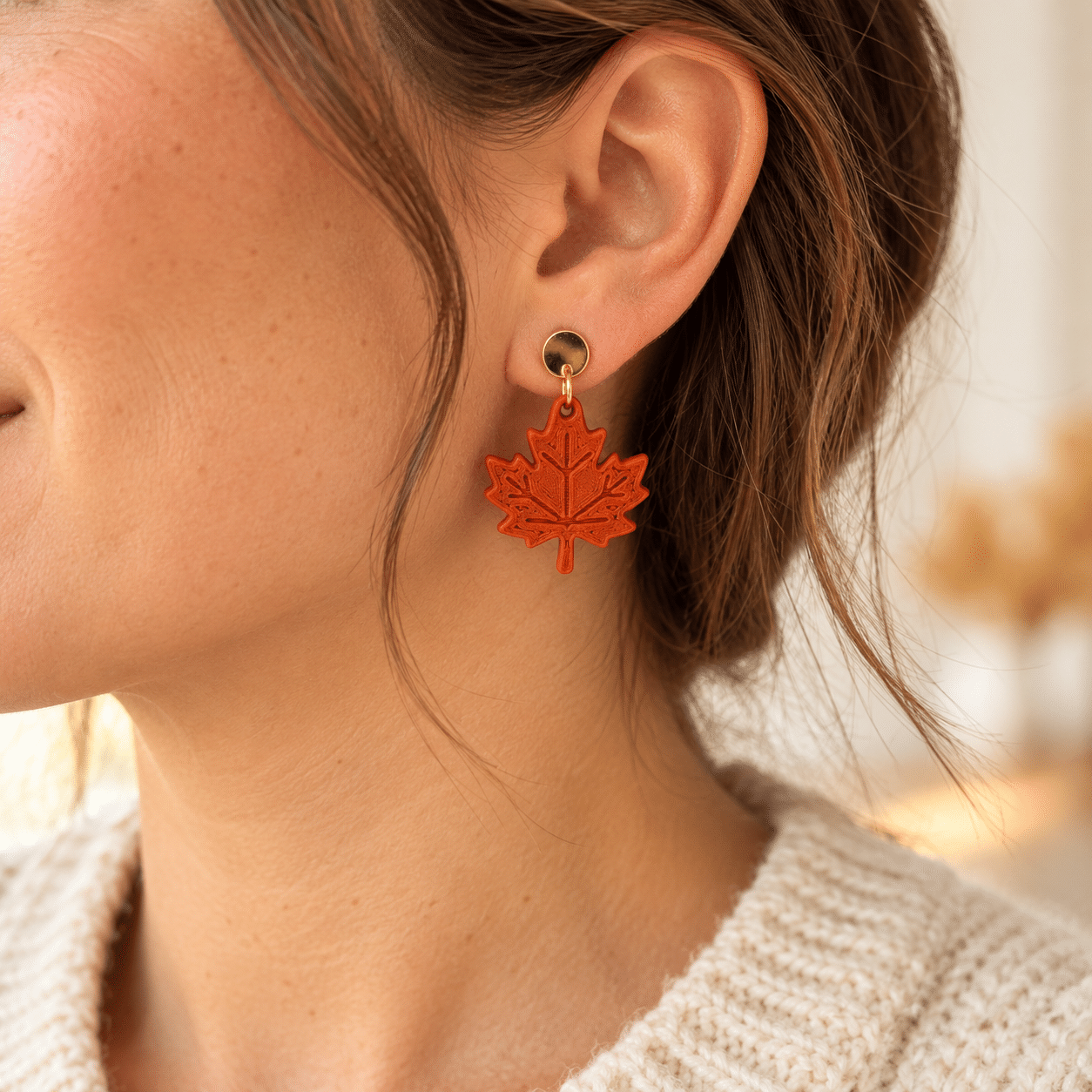 Maple Leaf Earrings — Fall Collection - Image 3