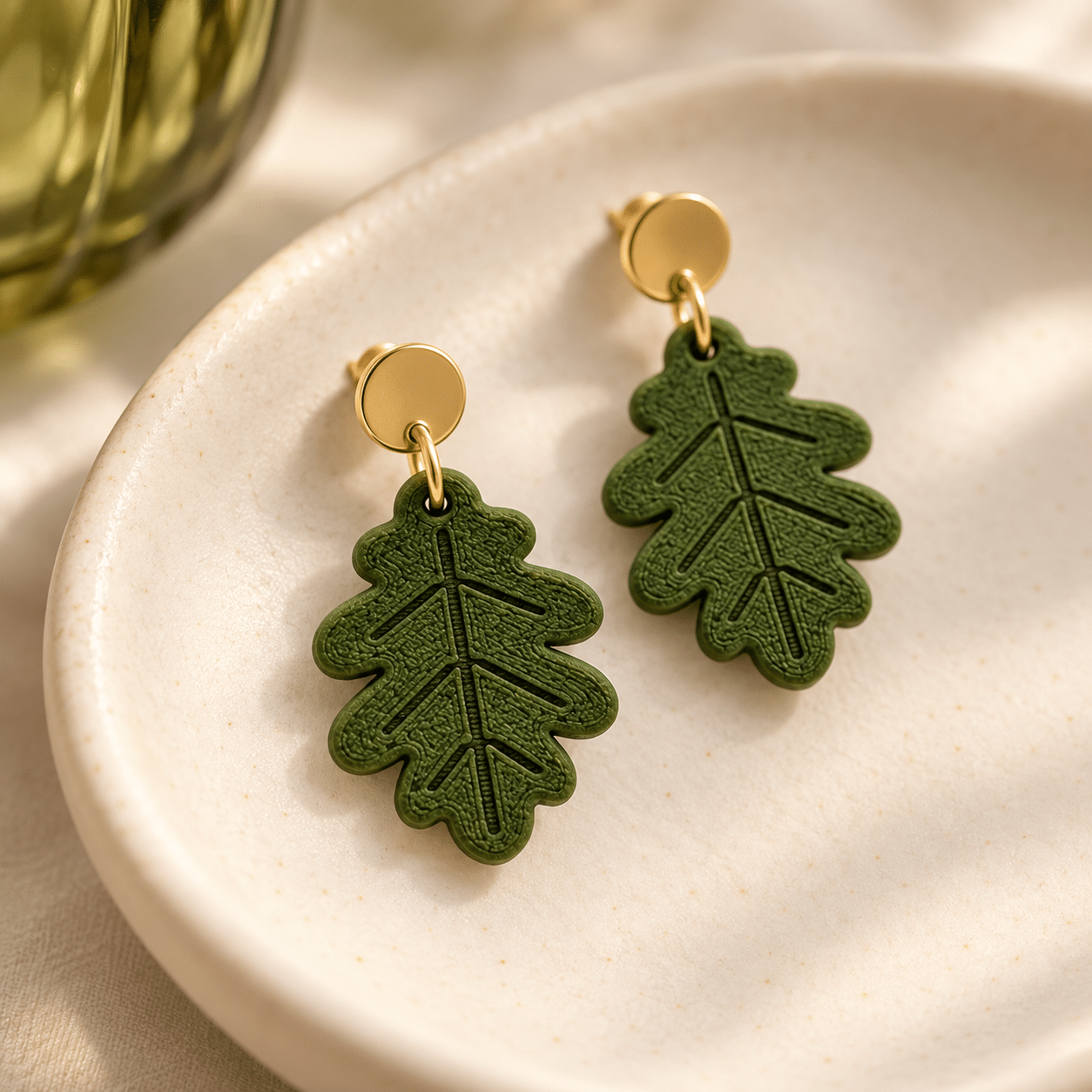 Oak Leaf Earrings — Fall Collection