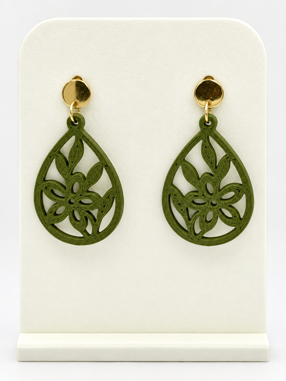 Wildflower Teardrop Earrings — Openwork - Image 2