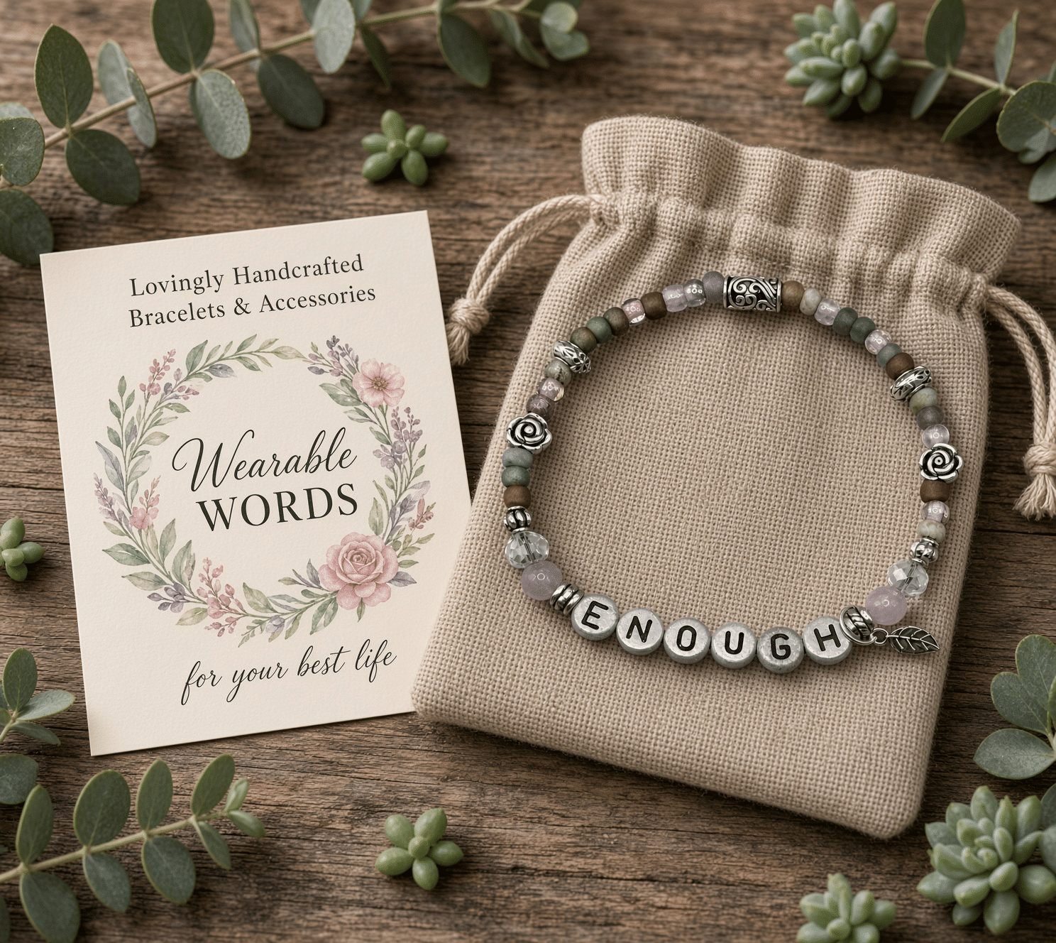 ENOUGH Scripture Bracelet - Image 5