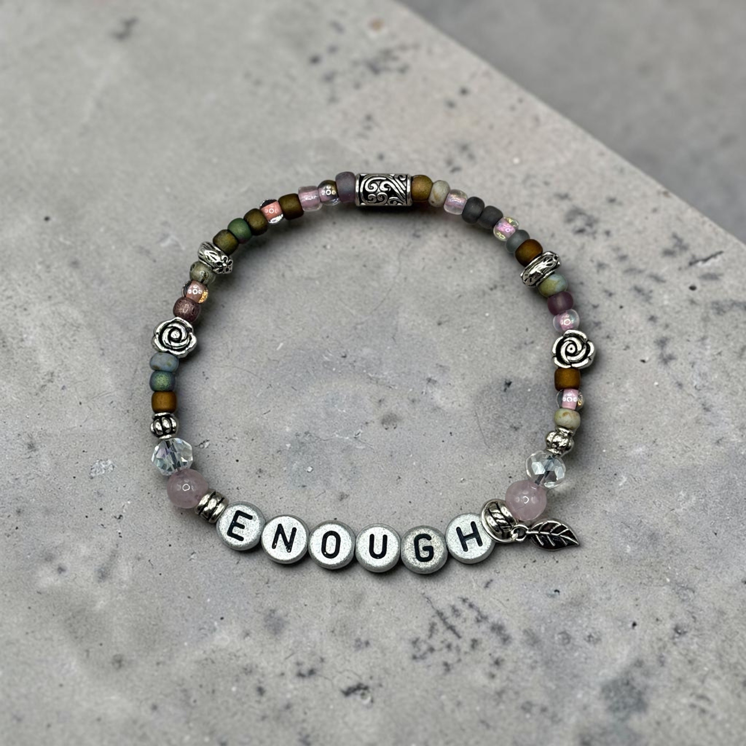 ENOUGH Scripture Bracelet