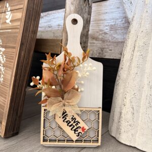 Give Thanks – Decorative Wooden Kitchen Board