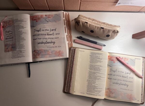 Proverbs 3:5 Bible Tip-In | Trust in the Lord | Bible Journaling Insert | 5x7, 6x8 - Image 5