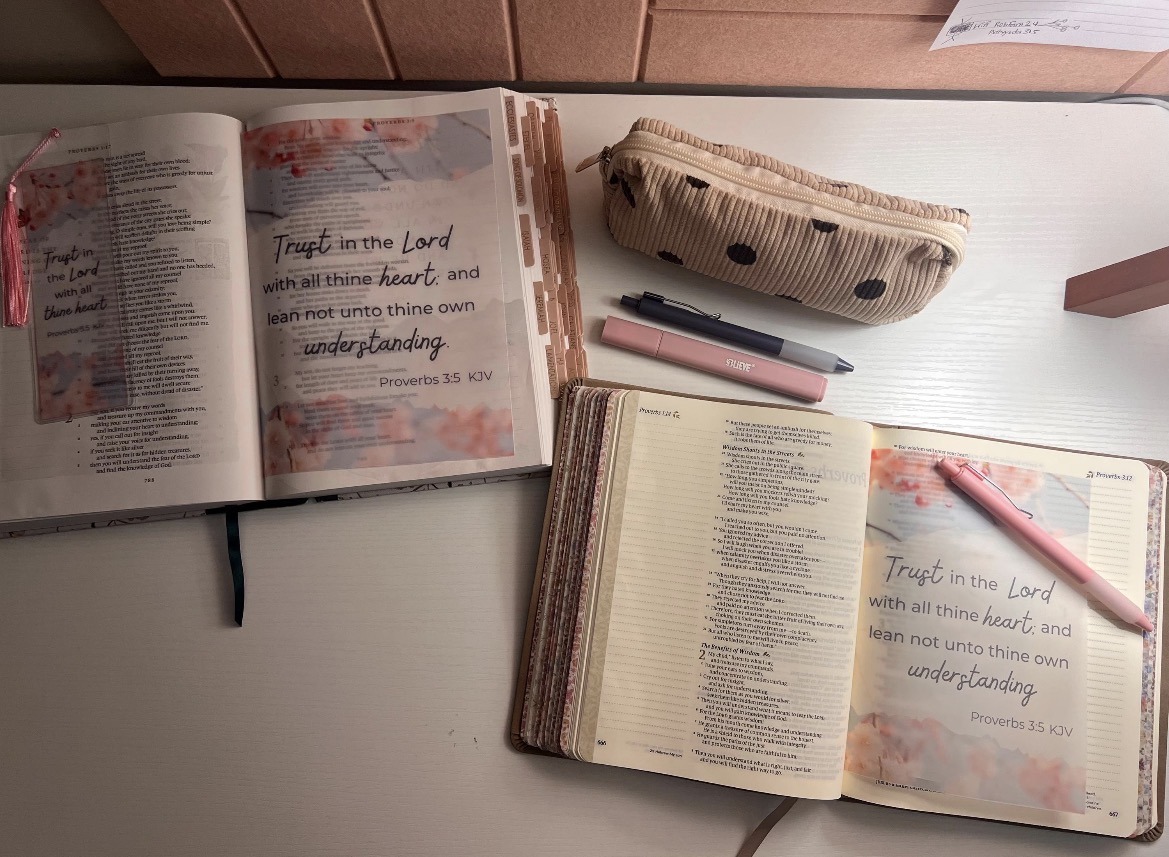 Proverbs 3:5 Bible Tip-In | Trust in the Lord | Bible Journaling Insert | 5x7, 6x8 - Image 5
