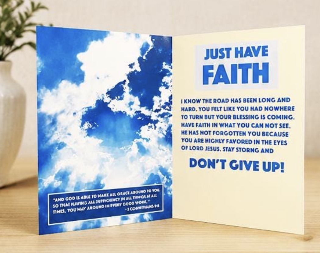 Encouraging Christian Greeting Card: Your Breakthrough Is Coming - Image 3