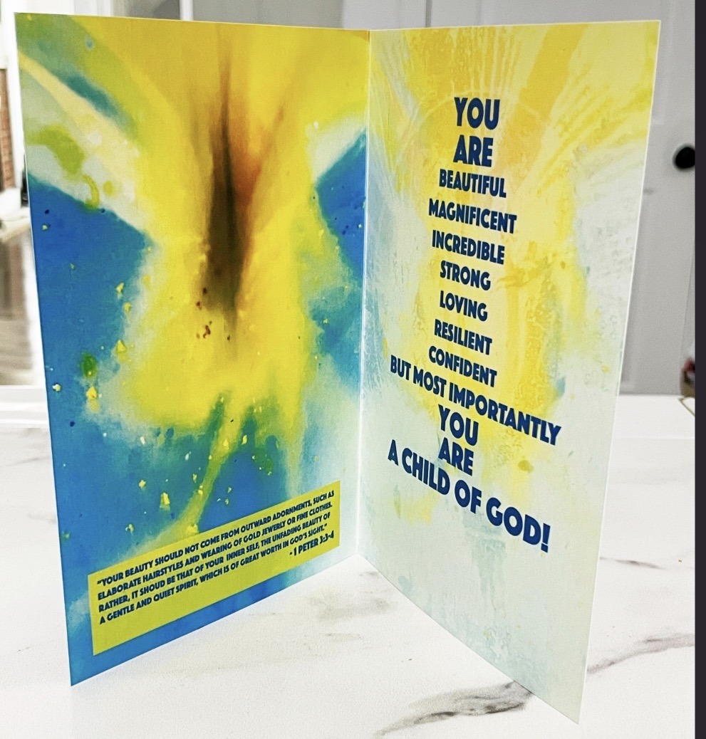 You Are Enough Christian Encouragement Card | Inspirational Greeting Card - Image 3