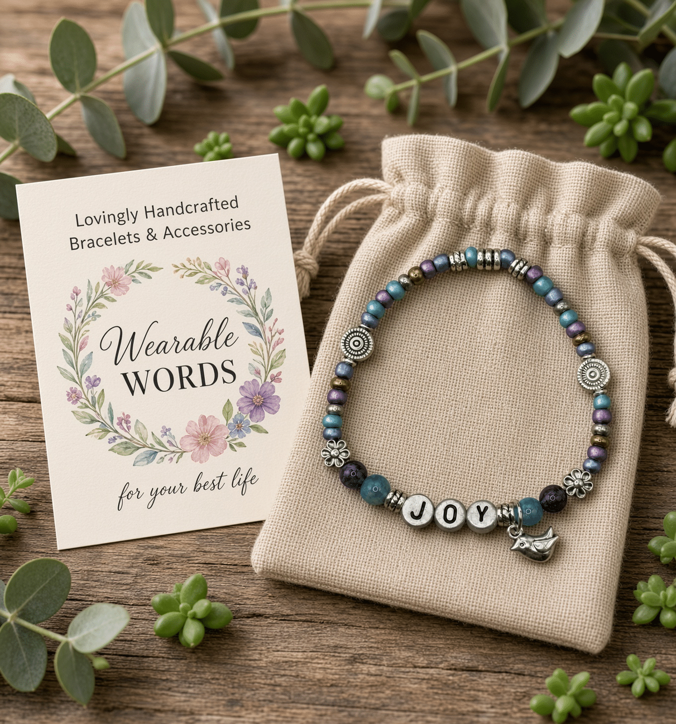 Joy Scripture Bracelet - Image 5