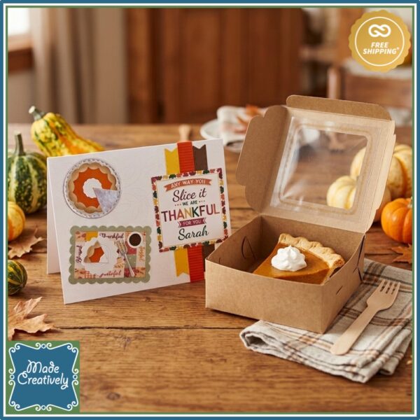 Handcrafted Autumn Greeting Card