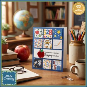 Handcrafted Teacher Greeting Card