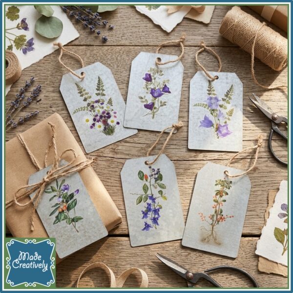 Farmhouse & Floral Metal Tags - Image 7
