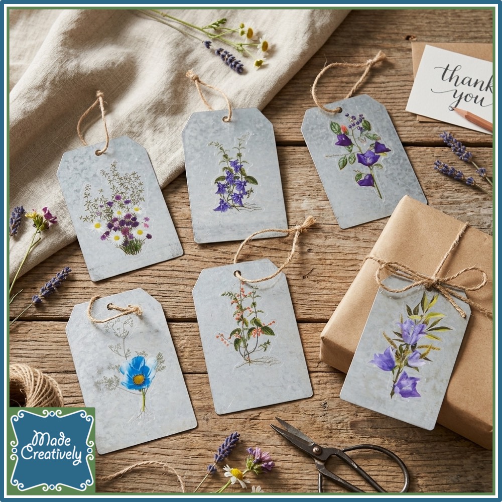 Farmhouse & Floral Metal Tags - Image 8