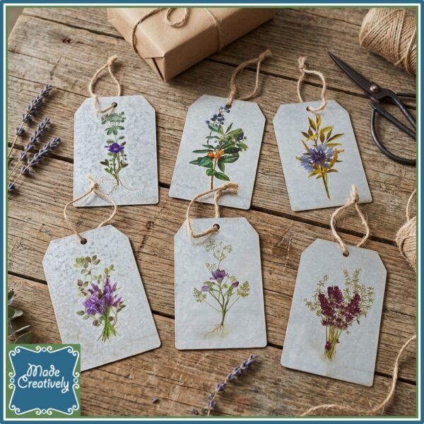 Farmhouse & Floral Metal Tags - Image 9