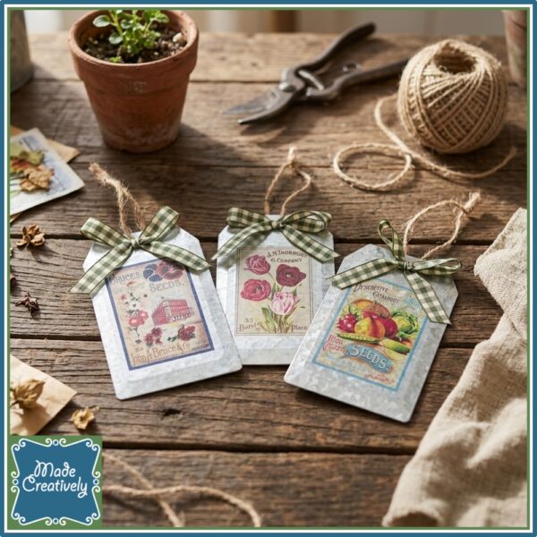 Farmhouse & Floral Metal Tags - Image 6