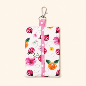 Pink Ladybug Tissue Holder
