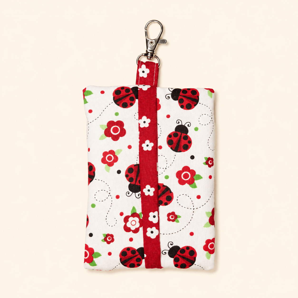 Red Ladybug Tissue Holder