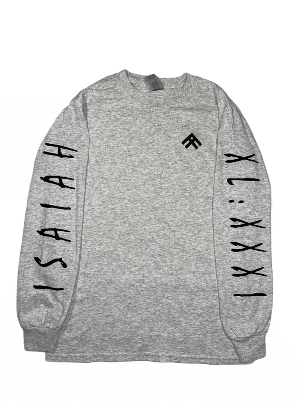 Grey Long Sleeve Isaiah XL:XXXI Shirt