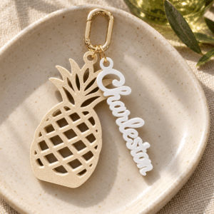 Charleston Pineapple Bag Charm