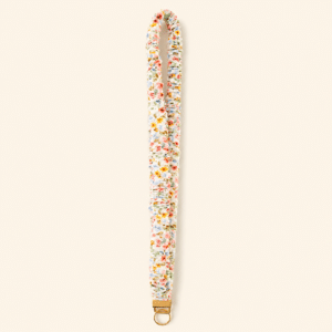 Boho Floral Scrunchie Lanyard