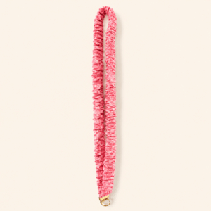 Pink Vines Scrunchie Lanyard