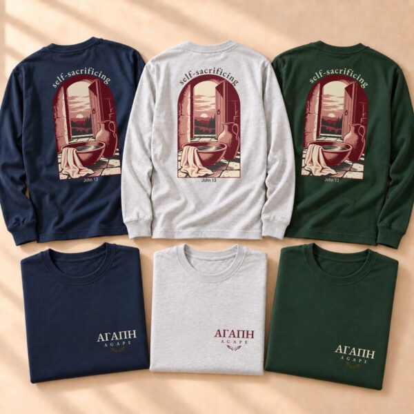 Agape: "Love" Long Sleeve Tee - Image 8