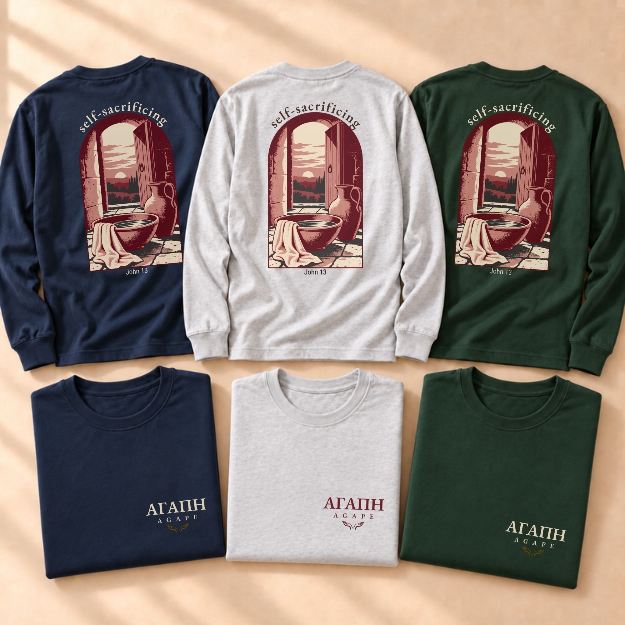 Agape: "Love" Long Sleeve Tee - Image 8