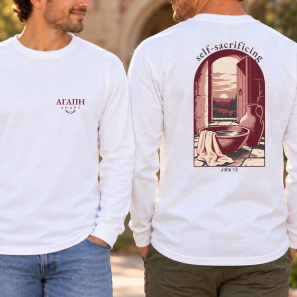 Agape: "Love" Long Sleeve Tee - Image 2