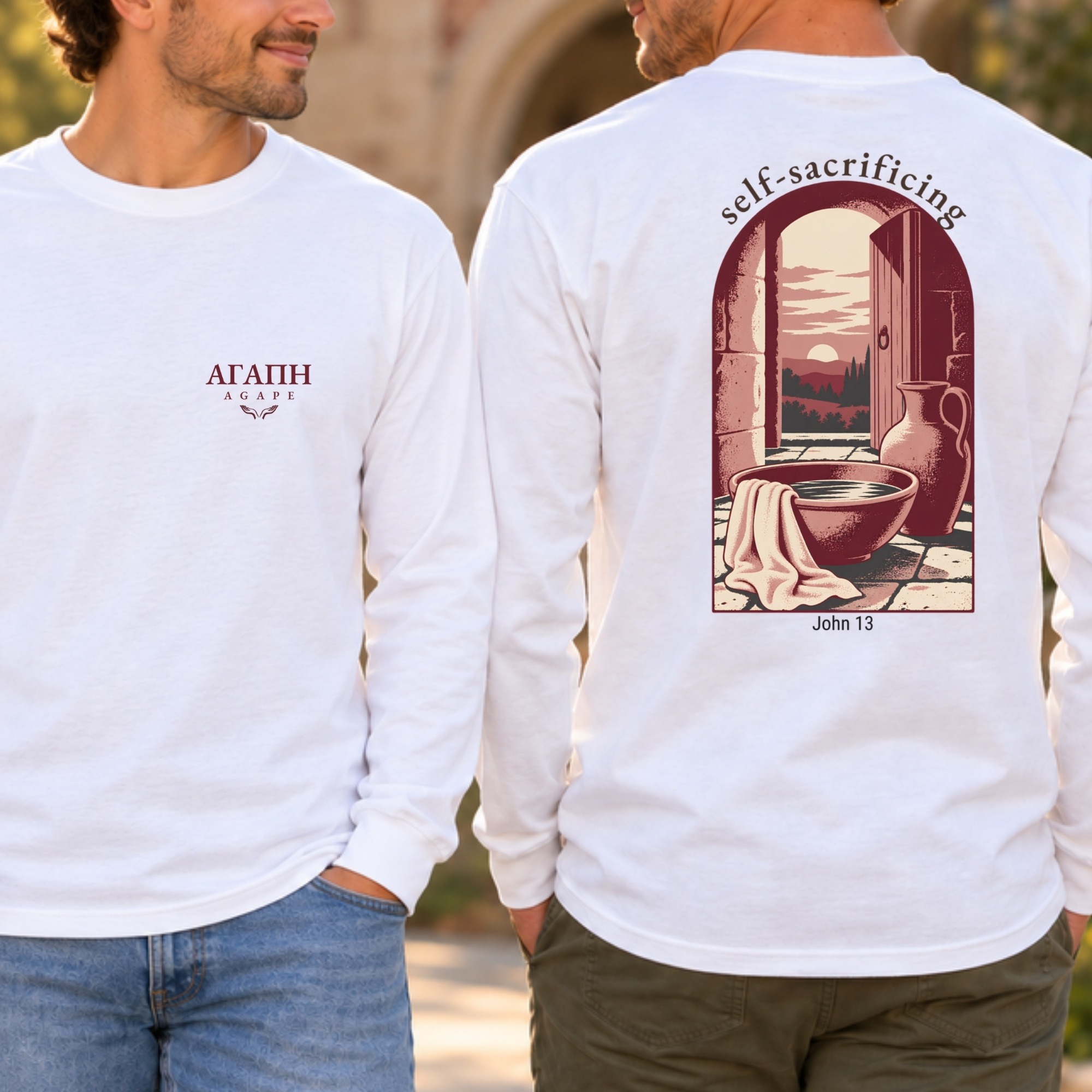 Agape: "Love" Long Sleeve Tee - Image 2