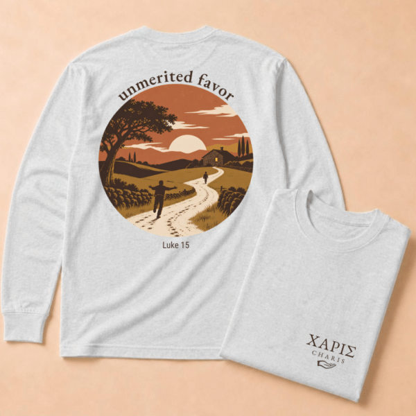 Charis: "Unmerited Favor" Long Sleeve Tee - Image 6