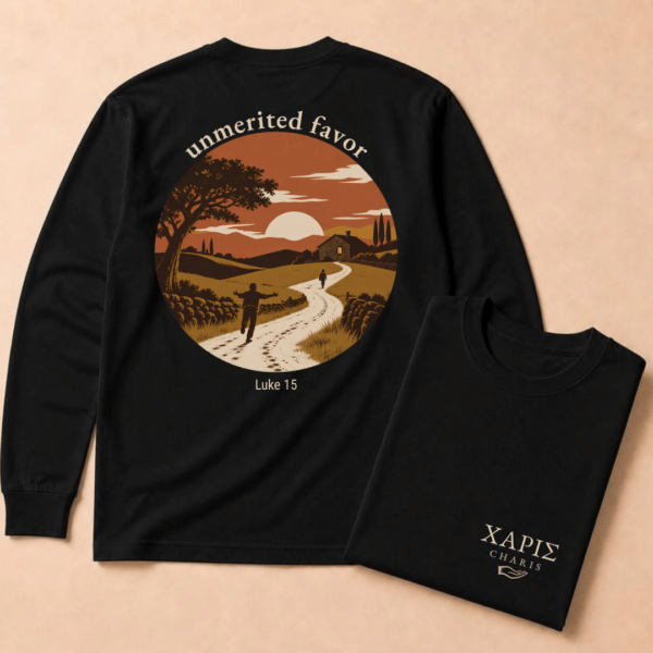 Charis: "Unmerited Favor" Long Sleeve Tee