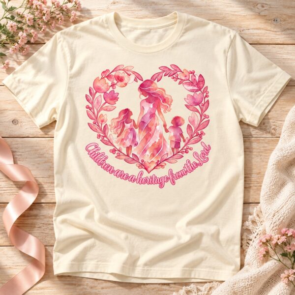 Children Are a Heritage from the Lord Christian T-Shirt | Psalm 127:3 Mom Shirt | Mother's Day Faith Tee