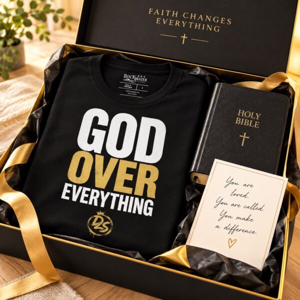 God Over Everything Christian T-Shirt | Colossians 1:17 Faith Tee | Christian Men's & Women's Shirt - Image 10