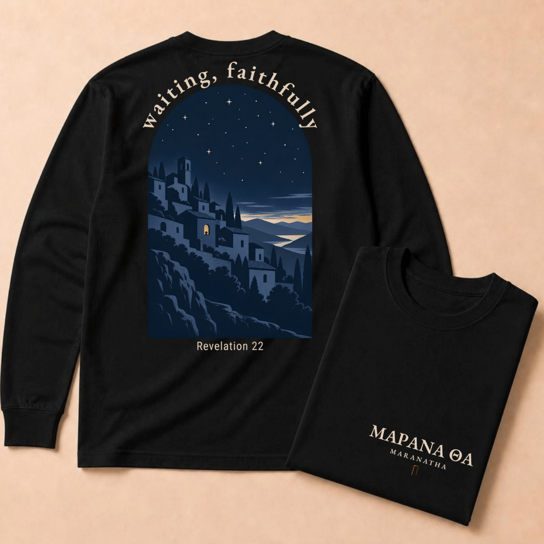 Maranatha: "Come, Lord" Long Sleeve Tee - Image 4
