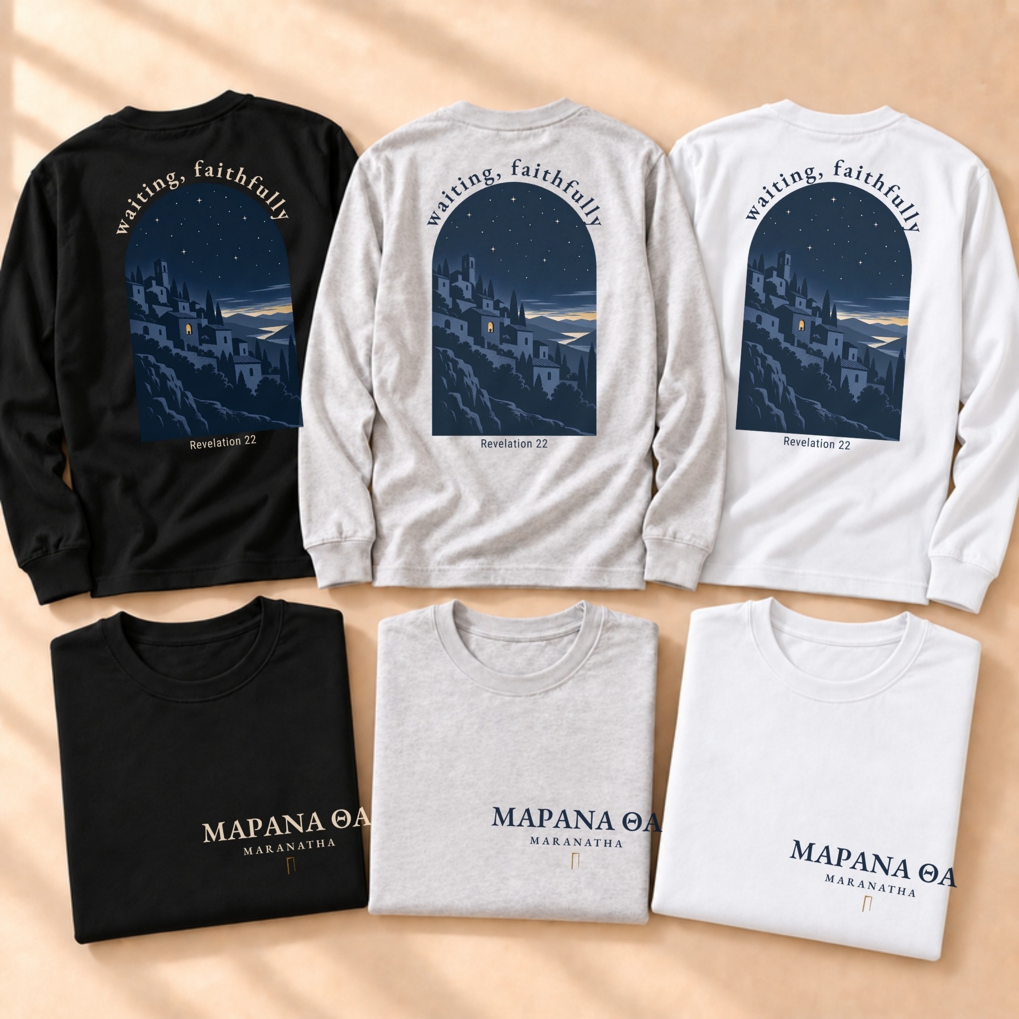 Maranatha: "Come, Lord" Long Sleeve Tee - Image 7