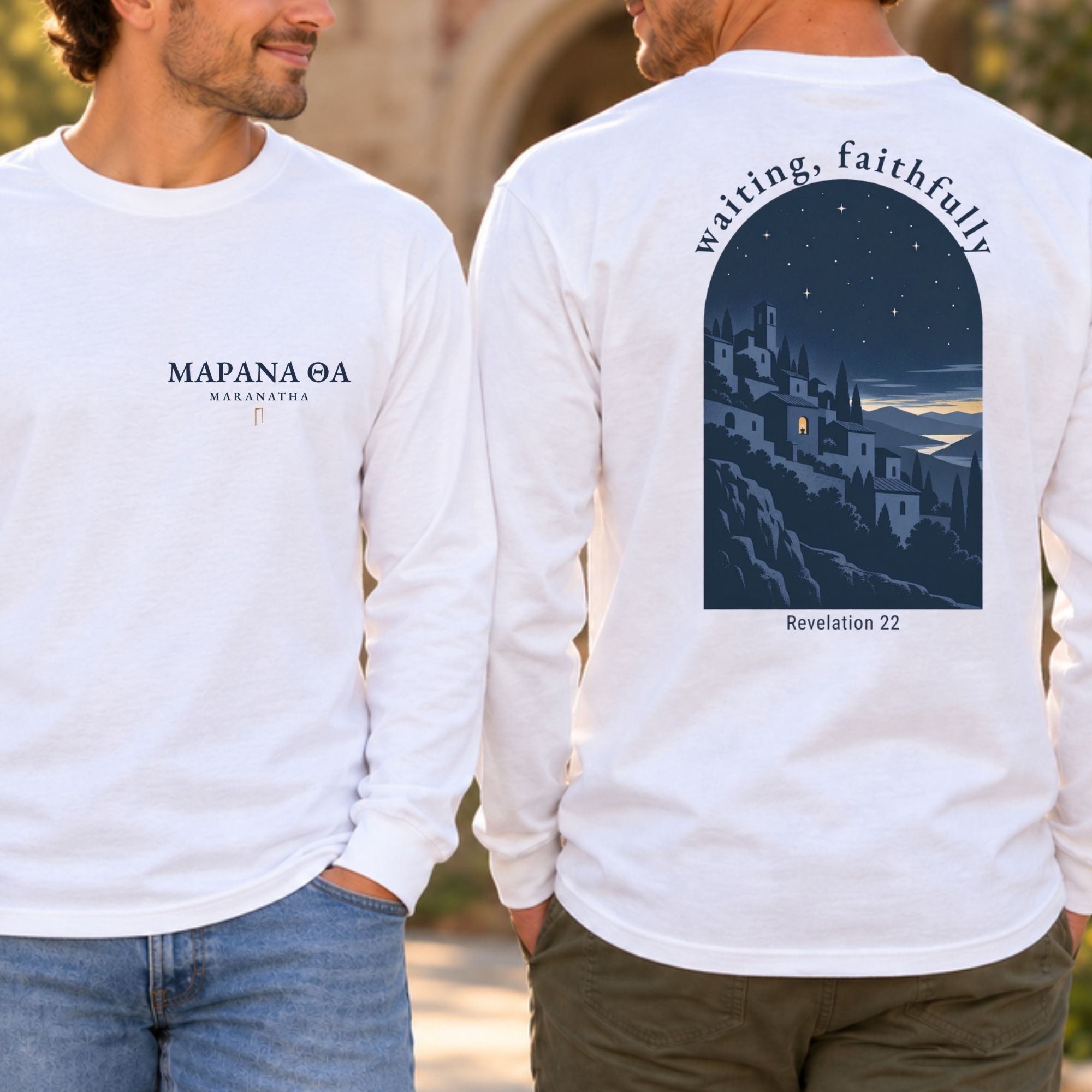 Maranatha: "Come, Lord" Long Sleeve Tee - Image 2