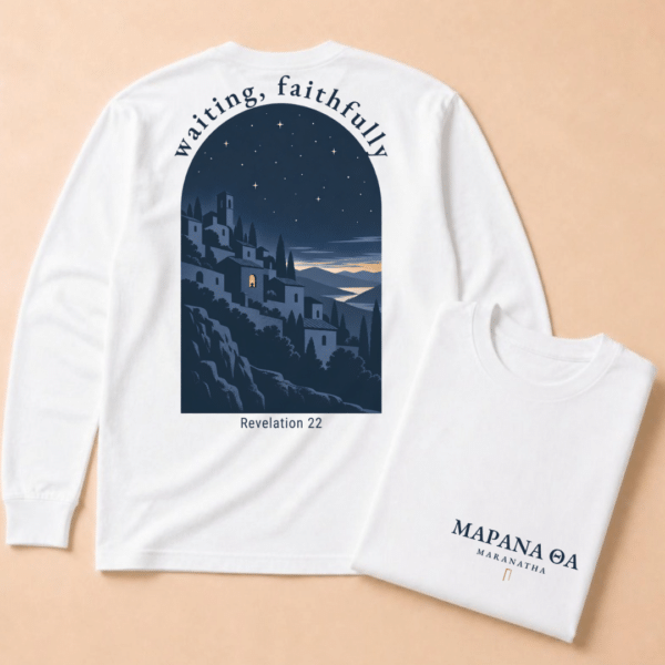 Maranatha: "Come, Lord" Long Sleeve Tee - Image 3