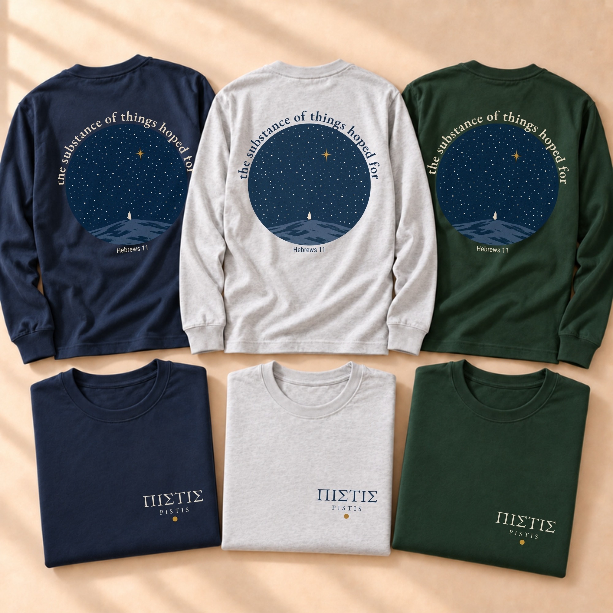 Pistis: "Faith" Long Sleeve Tee - Image 8