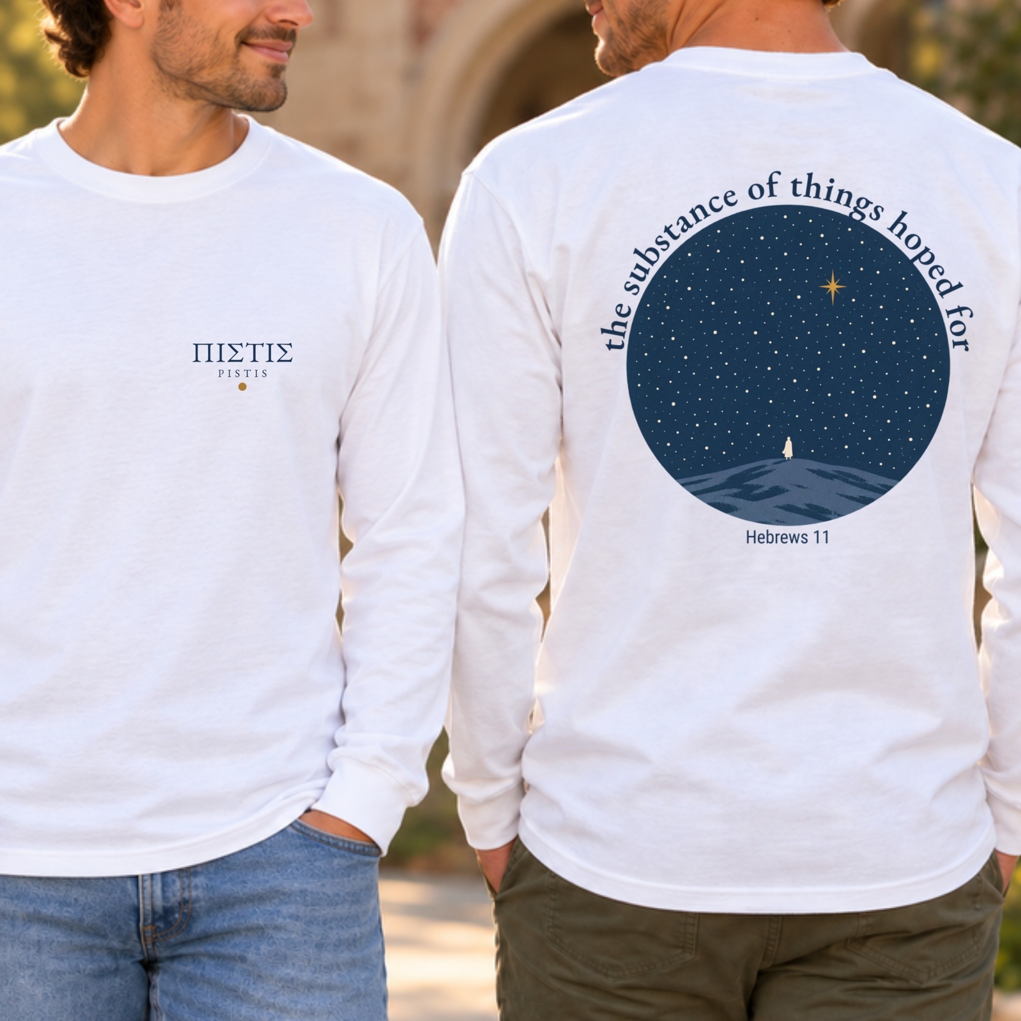 Pistis: "Faith" Long Sleeve Tee - Image 2